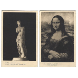 Samothrace timbres de France N°354-355 oblitérés sur CP officielle.