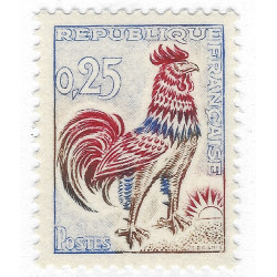 Coq de Decaris timbre N°1331d tirage spécial neuf**, R.