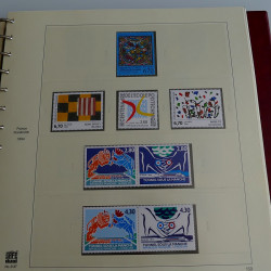 Collection timbres de France 1994-2000 neufs en album Safe lux.