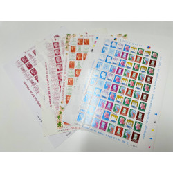 Marianne de Boulazac série de 4 feuillets de 40 timbres F4459-F4462 neuf**.