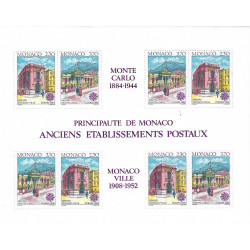 Monaco bloc-feuillet de timbres N°49 Europa neuf**.