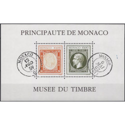 Monaco bloc-feuillet de timbres N°58 neuf**.