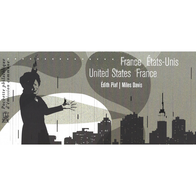 Pochette émission commune France - Etats-Unis 2012.
