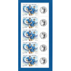 Feuillet de 5 timbres personnalisés Allez les petits - Cérès N°F4032A neuf**.