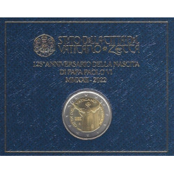 2 euros Vatican 2022 - Paul VI en coffret BU.