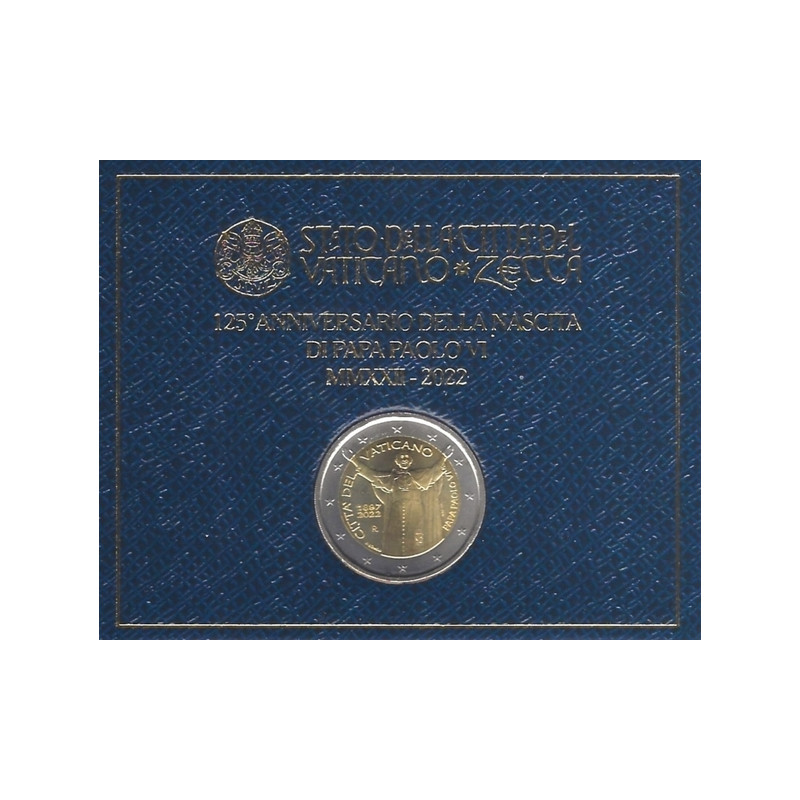 2 euros Vatican 2022 - Paul VI en coffret BU.