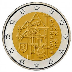 2 euros commémorative Slovaquie 2022 - La machine à vapeur.