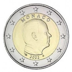 2 euros Monaco face nationale 2022 - Albert II.