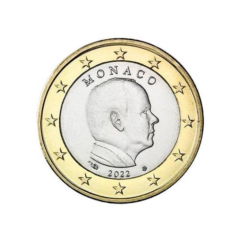 1 euro commémorative Monaco 2022 - Albert II.