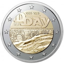 2 euros commémorative France 2014 D-DAY.