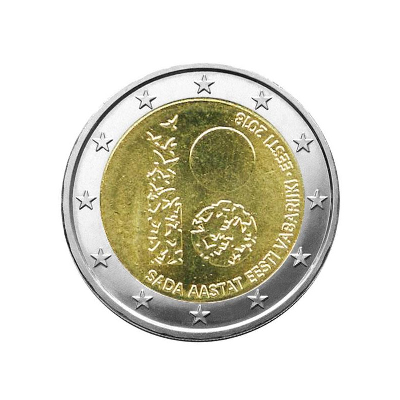 2 euros commémorative Estonie 2018 - 100 ans de la République.
