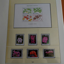 Collection timbres de Monaco 1981-1988 neufs en album Lindner.