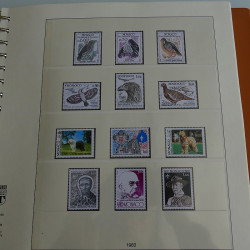 Collection timbres de Monaco 1981-1988 neufs en album Lindner.