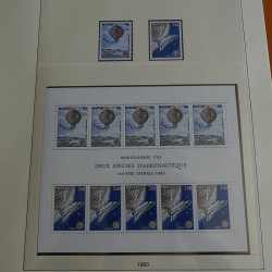 Collection timbres de Monaco 1981-1988 neufs en album Lindner.