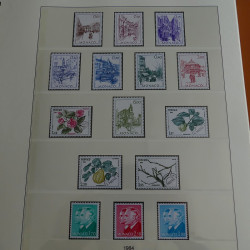 Collection timbres de Monaco 1981-1988 neufs en album Lindner.