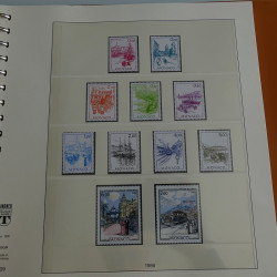 Collection timbres de Monaco 1981-1988 neufs en album Lindner.