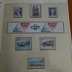 Collection timbres de Monaco 1981-1988 neufs en album Lindner.