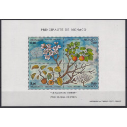 Monaco bloc-feuillet de timbres N°67 les quatre saisons neuf**.