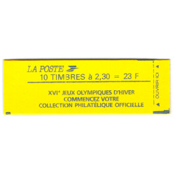 Carnet de 10 timbres type Marianne de Briat N°2614-C7.