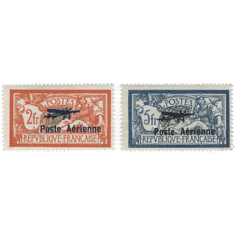 Timbres poste aérienne N° 1-2 neuf*.