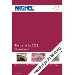 Catalogue de cotation Michel, timbres d'Amérique du Nord 2023.