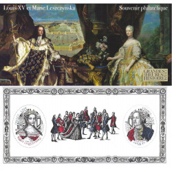 Bloc souvenir N° 198 Marie LESZCZYNSKA - Louis XV neuf**.