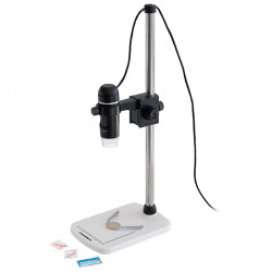 Microscope digital à grossissement 300 fois avec trépied.