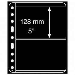 Feuilles extra rigide Vario-Plus Leuchtturm à 2 bandes noires.