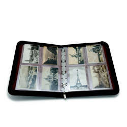 Classeur à anneaux Kurt Grande aspect cuir.