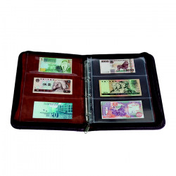 Classeur à anneaux Kurt Grande aspect cuir.