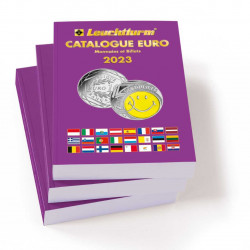 Catalogue de cotation monnaies et billets Euros 2023.