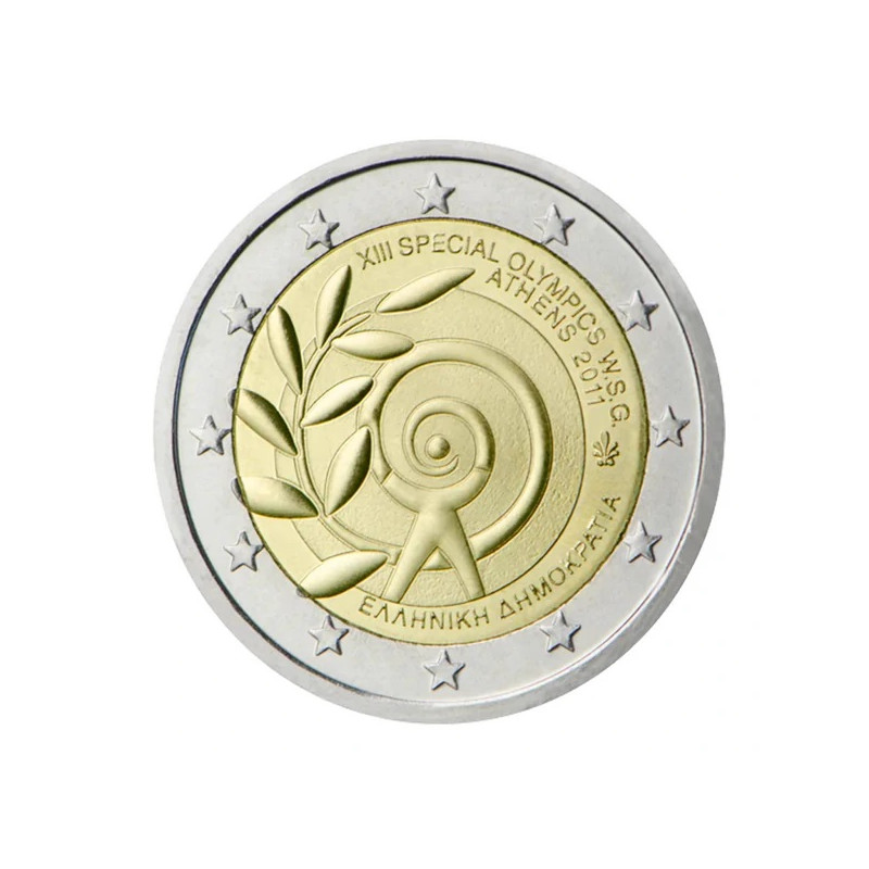 2 euros commémorative Grèce 2011 - Jeux Olympiques d'Athènes.