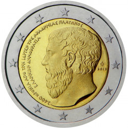 2 euros commémorative Grèce 2013 - Platon.