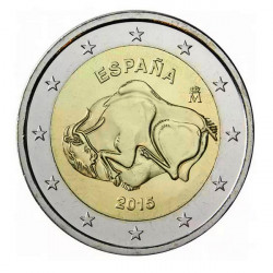 2 euros commémorative Espagne 2015 - Grotte Altamira.