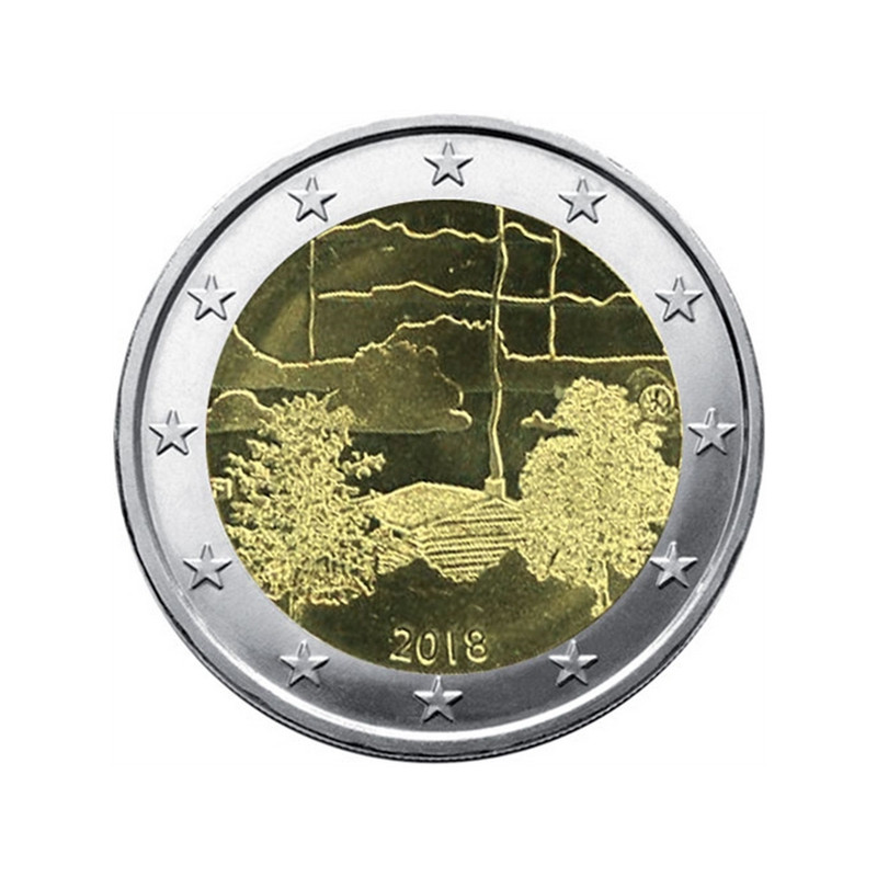 2 euros commémorative Finlande 2018 - La culture du sauna.