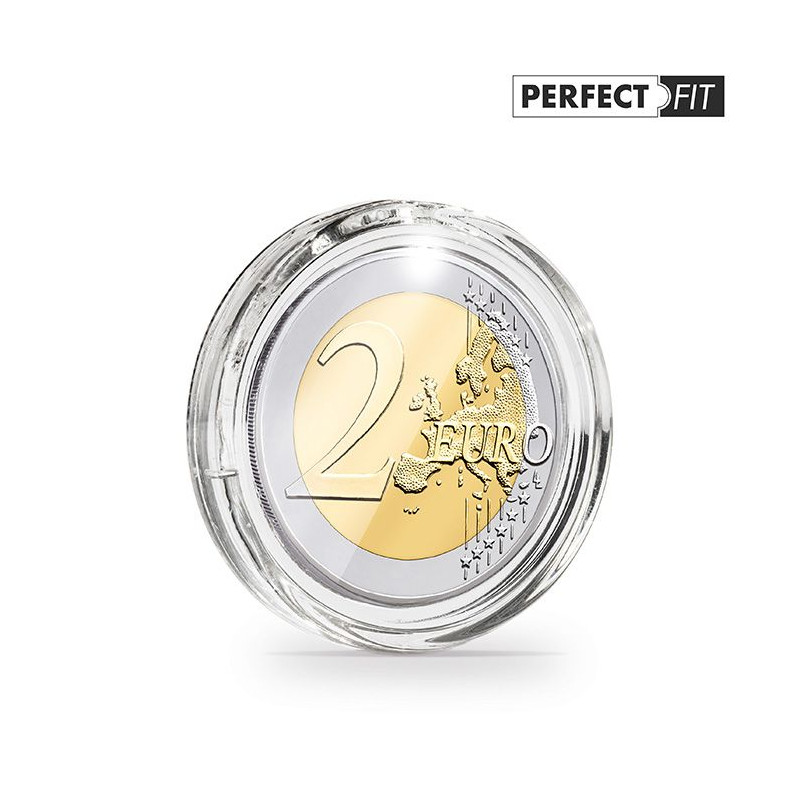 Capsules rondes ULTRA PERFECT FIT pour pièces de 2 euros.
