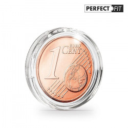 Capsules rondes ULTRA PERFECT FIT pour pièces de 1 cent d'euro.