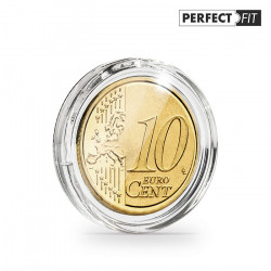 Capsules rondes ULTRA PERFECT FIT pour pièces de 10 cents d'euro.