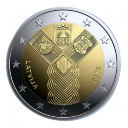 2 euros commémorative Lettonie 2018 - Indépendance.