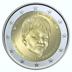 2 euros commémorative Belgique 2016 - Child Focus.