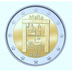 2 euros commémorative Malte 2018 - Héritage.
