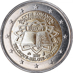 2 euros commémorative Belgique 2007 - Traité de Rome.