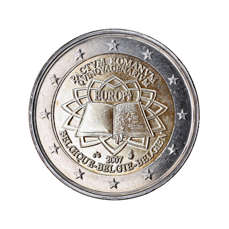 2 euros commémorative Belgique 2007 - Traité de Rome.