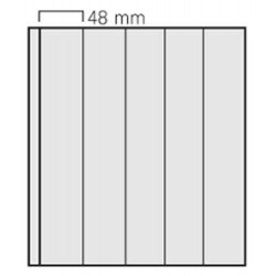 Feuilles Garant Safe à 5 bandes verticales pour roulettes de timbres.