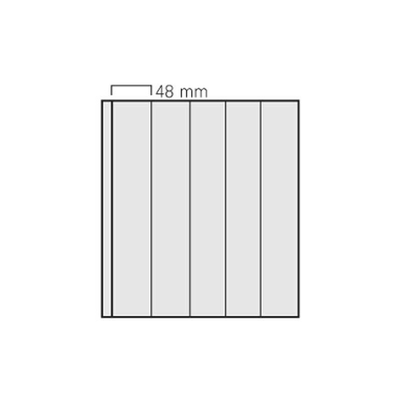 Feuilles Garant Safe à 5 bandes verticales pour roulettes de timbres.