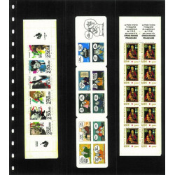 Feuilles Garant Safe à 3 bandes pour carnets de timbres.
