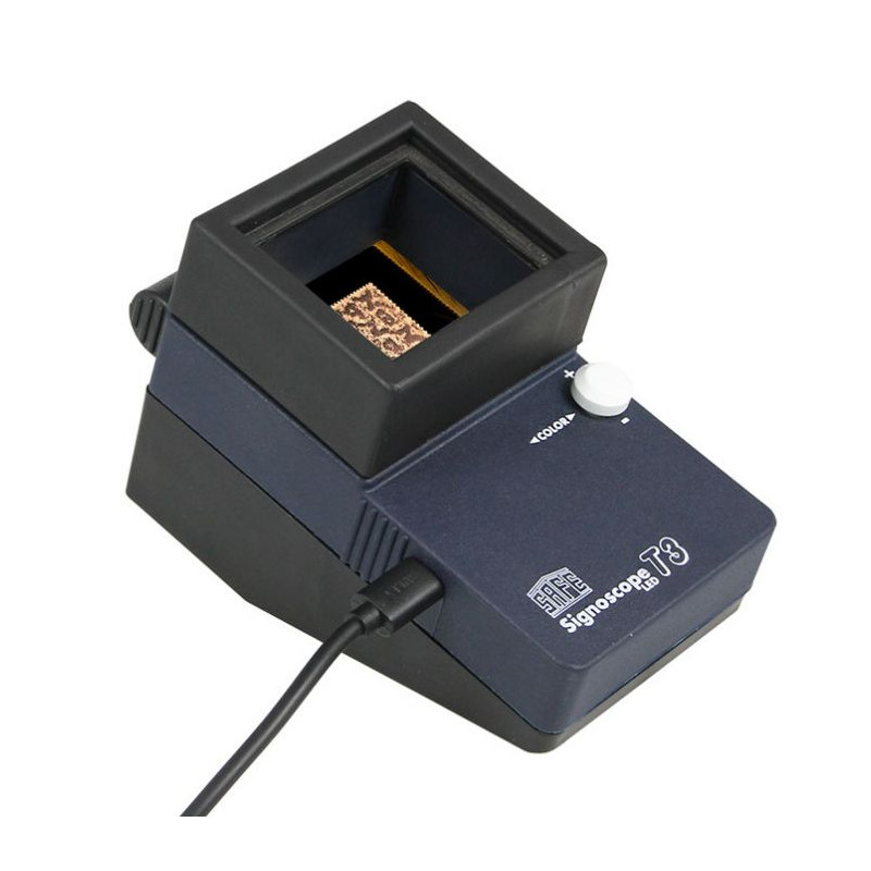 Signoscope T3 compacte détecteur de filigrane pour timbres-poste.