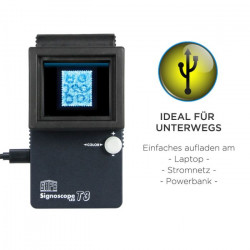 Signoscope T3 compacte détecteur de filigrane pour timbres-poste.