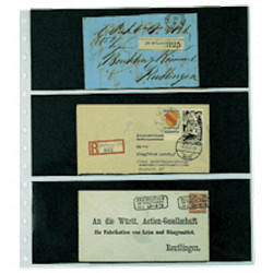 Feuilles Safe pour enveloppes, lettres au format 245 x 95 mm.