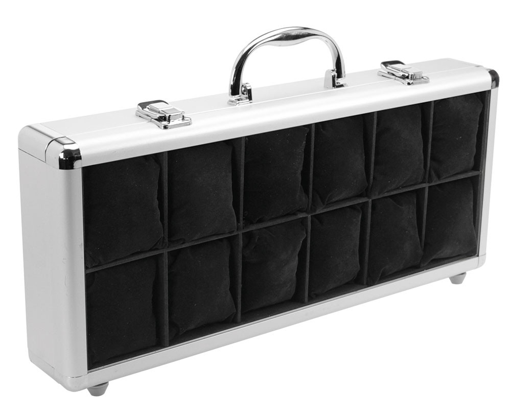 Mallette En Aluminium Safe Extra-large - Pour 12 Montres De Collection, Neuve Avec étiquettes